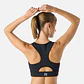 Peto Mujer Built To Move Medium Support Bra Negro Vulcano - Miniatura 7