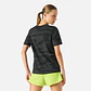 Polera Mujer Built To Move Pro T-Shirt Negro Vulcano - Miniatura 5
