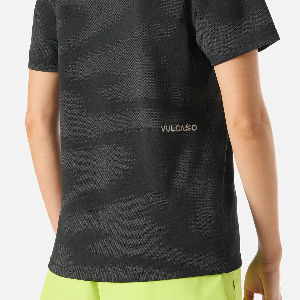 Polera Mujer Built To Move Pro T-Shirt Negro Vulcano 7