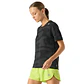 Polera Mujer Built To Move Pro T-Shirt Negro Vulcano - Miniatura 2