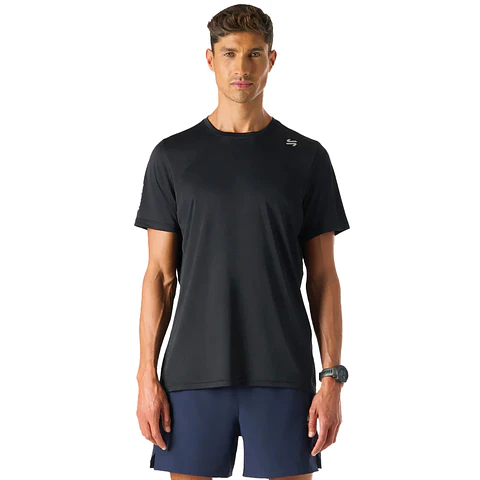 Polera Hombre Tempo Advanced T-Shirt Negro Vulcano