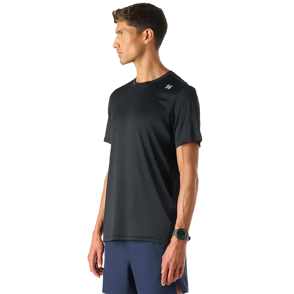 Polera Hombre Tempo Advanced T-Shirt Negro Vulcano 2