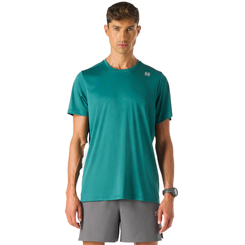 Polera Hombre Tempo Advanced T-Shirt Petroleo Vulcano