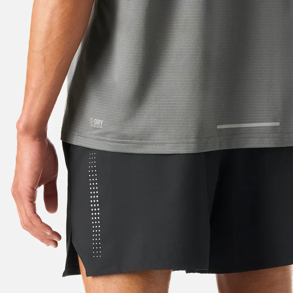 Polera Hombre Tempo Advanced T-Shirt Gris Medio Vulcano 7
