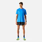 Polera Hombre Built To Move T-Shirt Azul Vulcano - Miniatura 5