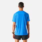 Polera Hombre Built To Move T-Shirt Azul Vulcano - Miniatura 4