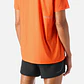 Polera Hombre Built To Move T-Shirt Naranjo Vulcano - Miniatura 7