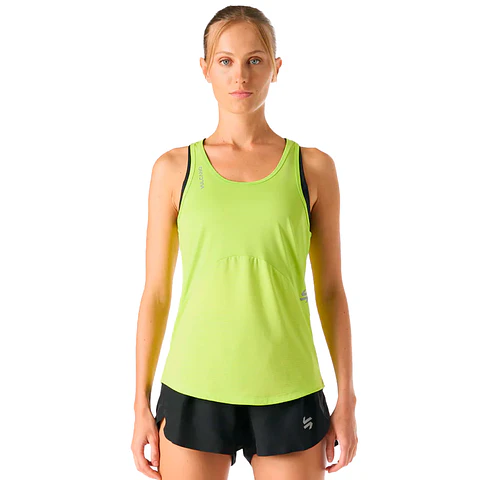 Built To Move Tank Top Verde Lima Vulcano