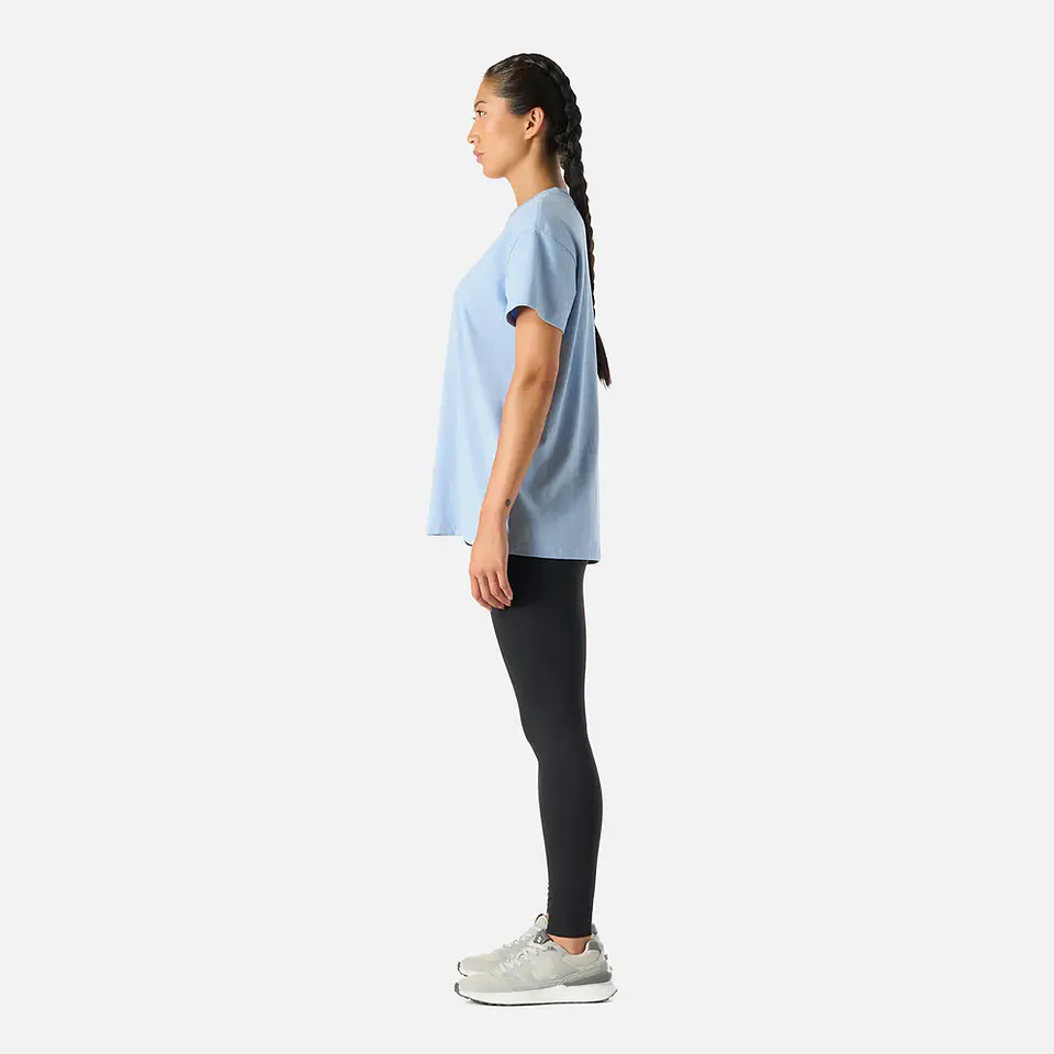 Polera Mujer Cool Down T-Shirt Celeste Vulcano 3