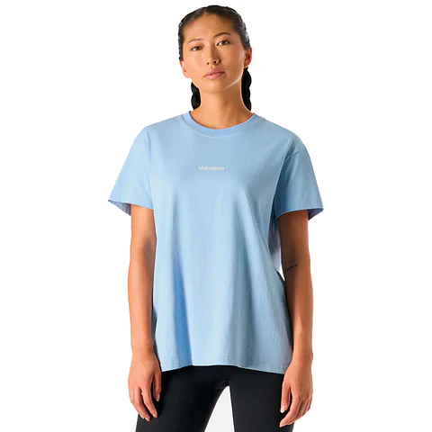 Polera Mujer Cool Down T-Shirt Celeste Vulcano