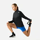 Polerón Mujer Built To Move 1/4 Zip Midlayer Negro Vulcano - Miniatura 5