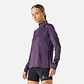 Polerón Mujer Built To Move 1/4 Zip Midlayer Morado Oscuro Vulcano - Miniatura 6