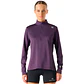 Polerón Mujer Built To Move 1/4 Zip Midlayer Morado Oscuro Vulcano - Miniatura 1