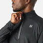 Polerón Hombre Tempo 1/4 Zip Midlayer Negro Vulcano - Miniatura 3