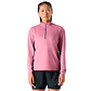 Polerón Mujer Tempo 1/4 Zip Midlayer Rosado Vulcano - Miniatura 1