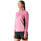 Polerón Mujer Tempo 1/4 Zip Midlayer Rosado Vulcano - Miniatura 2