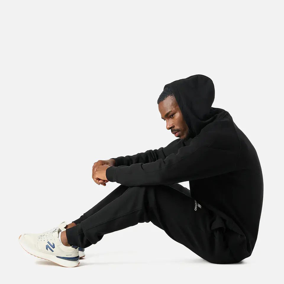 Polerón Hombre Cool Down Sweatshirt Hoody Negro Vulcano 6