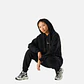 Polerón Mujer Cool Down Sweatshirt Hoody Negro Vulcano - Miniatura 5