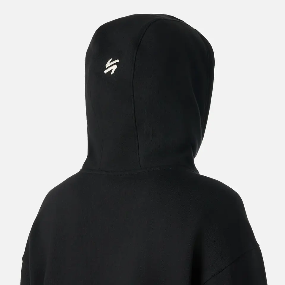 Polerón Mujer Cool Down Sweatshirt Hoody Negro Vulcano 8