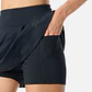 Falda Mujer Tempo Skirt Negro Vulcano - Miniatura 7