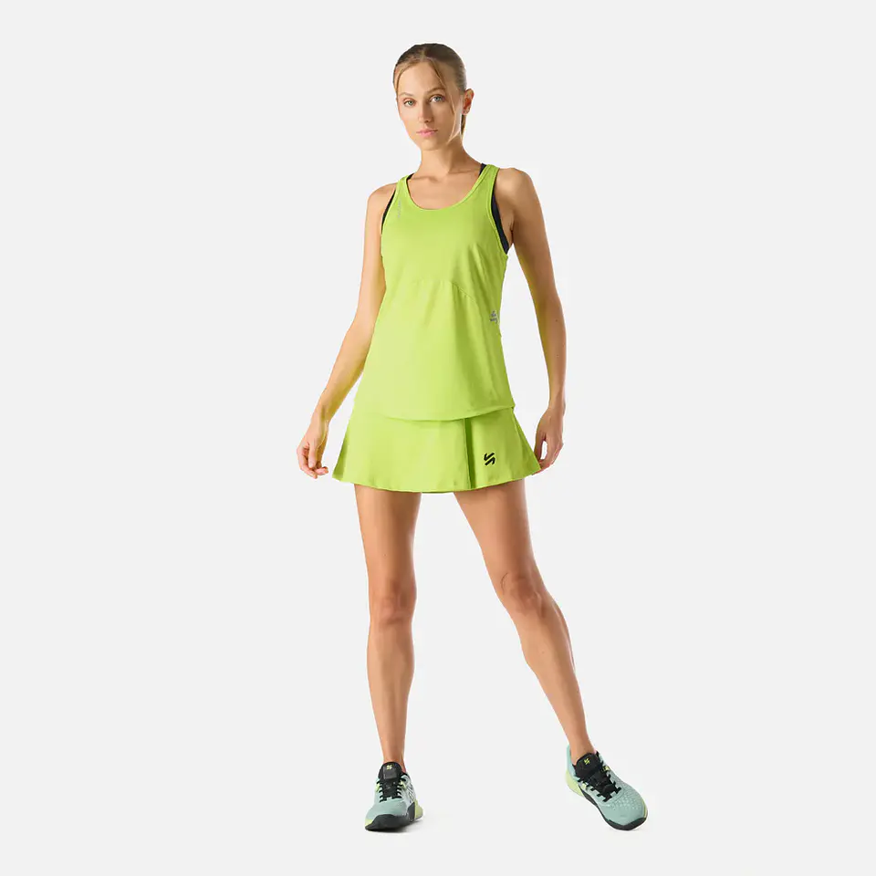Falda Mujer Tempo Skirt Verde Lima Vulcano 3