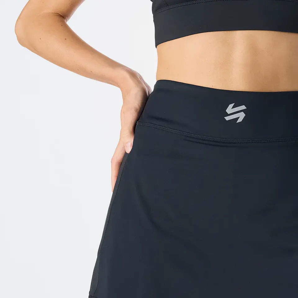 Falda Mujer Built To Move Skirt Negro Vulcano 4
