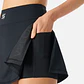 Falda Mujer Built To Move Skirt Negro Vulcano - Miniatura 7