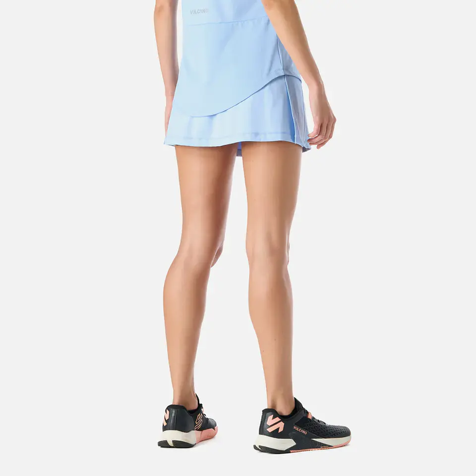 Falda Mujer Built To Move Skirt Celeste Vulcano 7