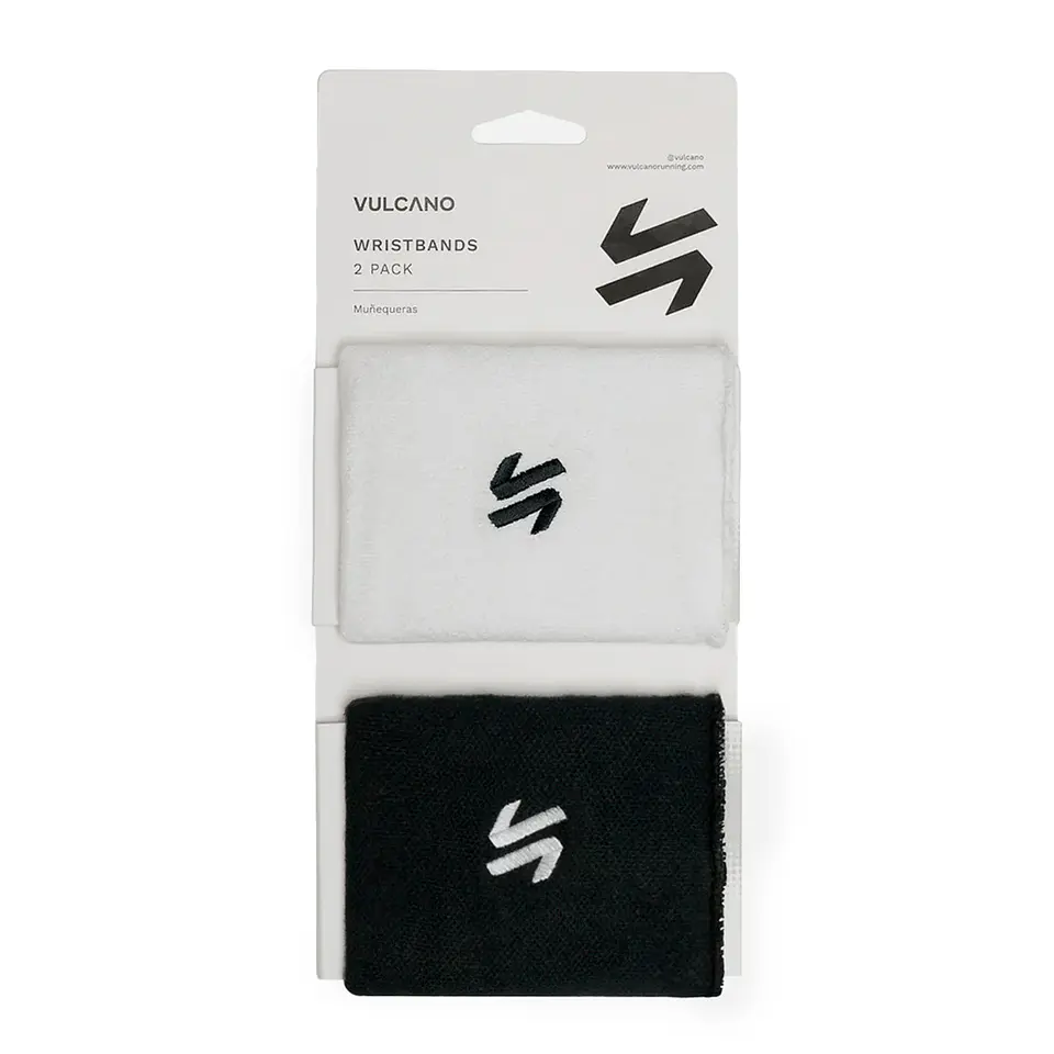 Muñequeras Vulcano Wristbands Pack Negro / Blanco Vulcano 2