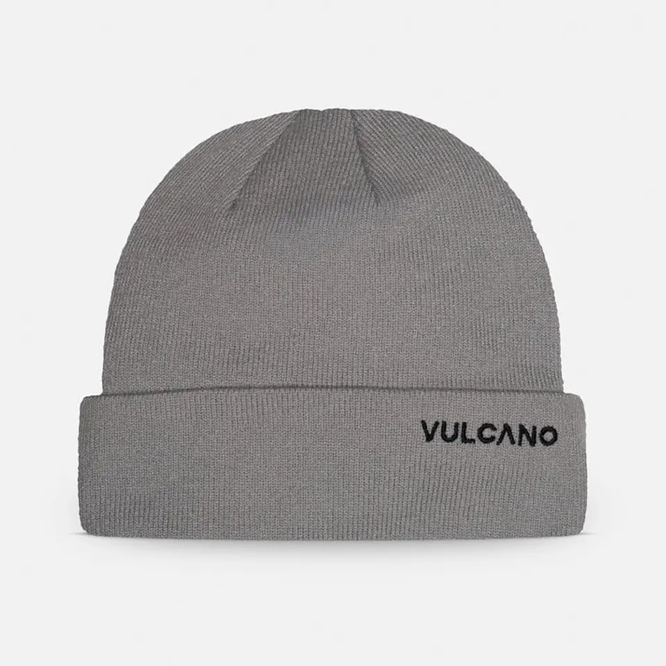 Gorro Warm Shield Beanie Gris Claro Vulcano 2