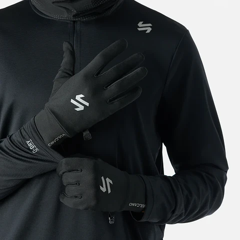 Guantes Speed Therm Gloves Negro Vulcano