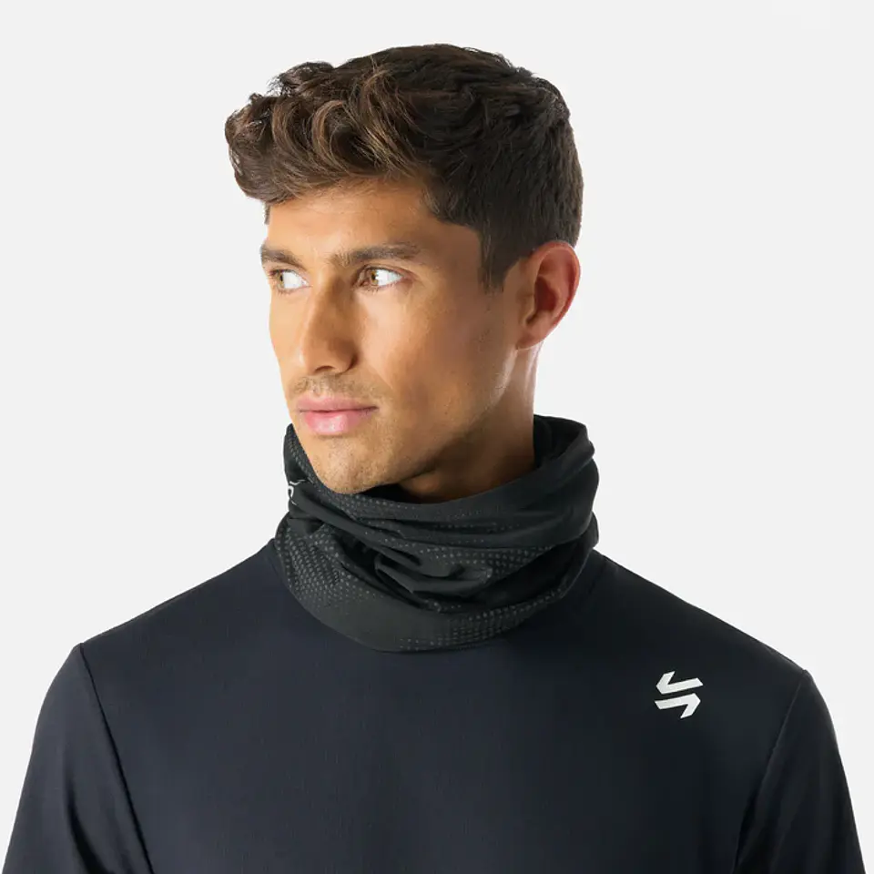 Headex Luminous Run Neck Gaiter Negro Vulcano 3