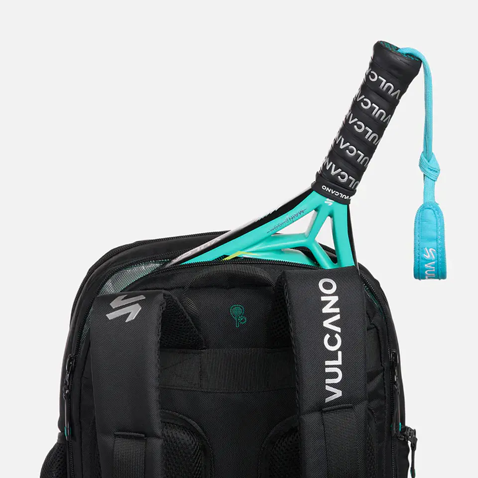 Mochila Vulcano Mainshock Padel Backpack Negro Vulcano 7