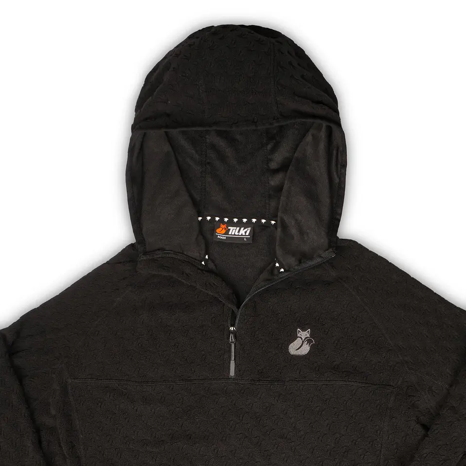 Micropolar con Gorro Tilki Temel Black M25S 2
