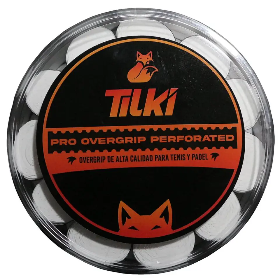 Overgrip Tilki Pro Perforated Blanco X30 1