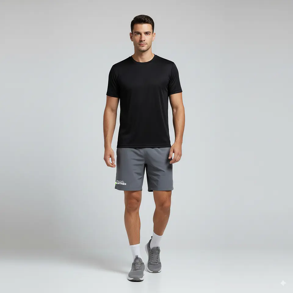 Short Padel Partner Gris 4