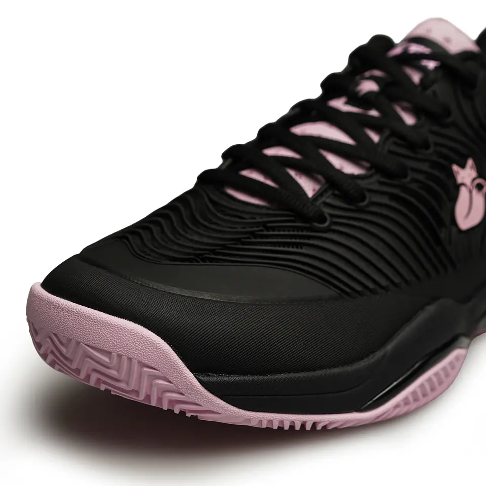 Zapatilla Tilki Ortak Tilki Lehinde Negro Rosado M25W 8
