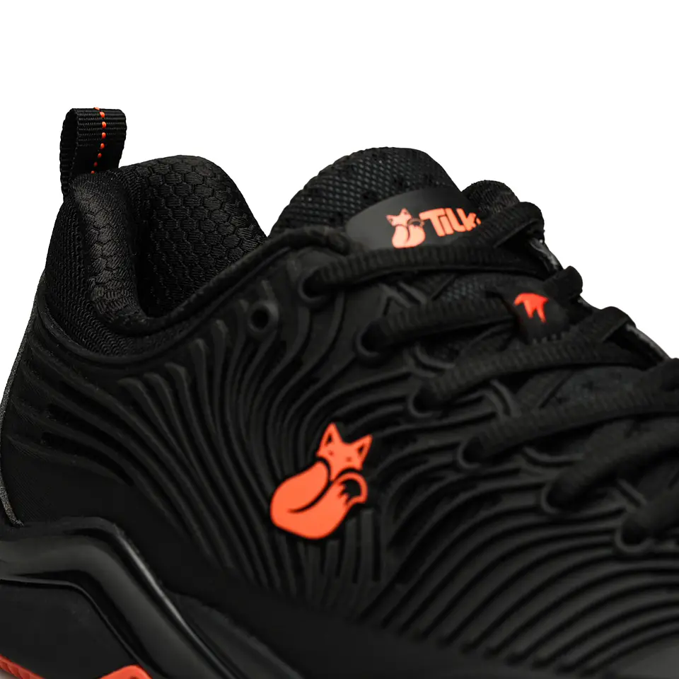 Zapatilla Tilki Ortak Tilki Negro Naranjo 8