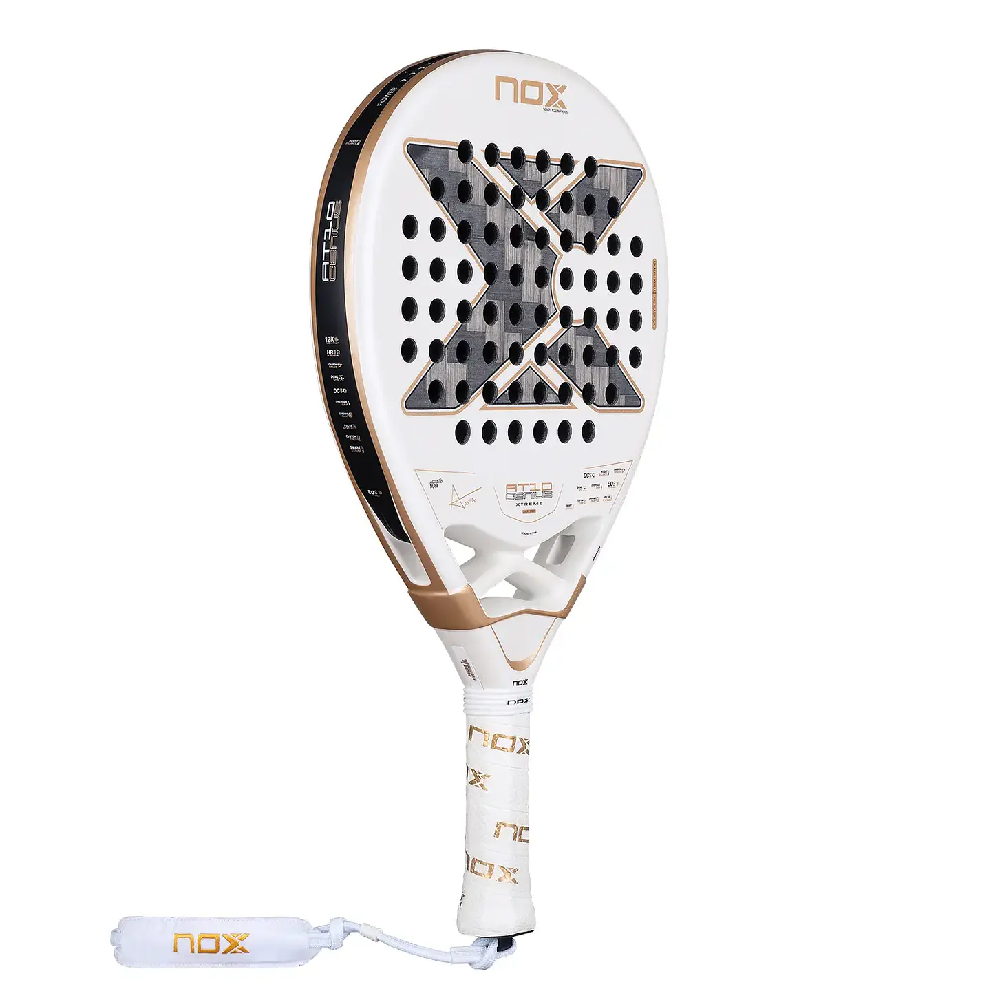 Pala de pádel Nox AT10 Genius 12k Alum Xtrem by Agustin Tapia 2026 2