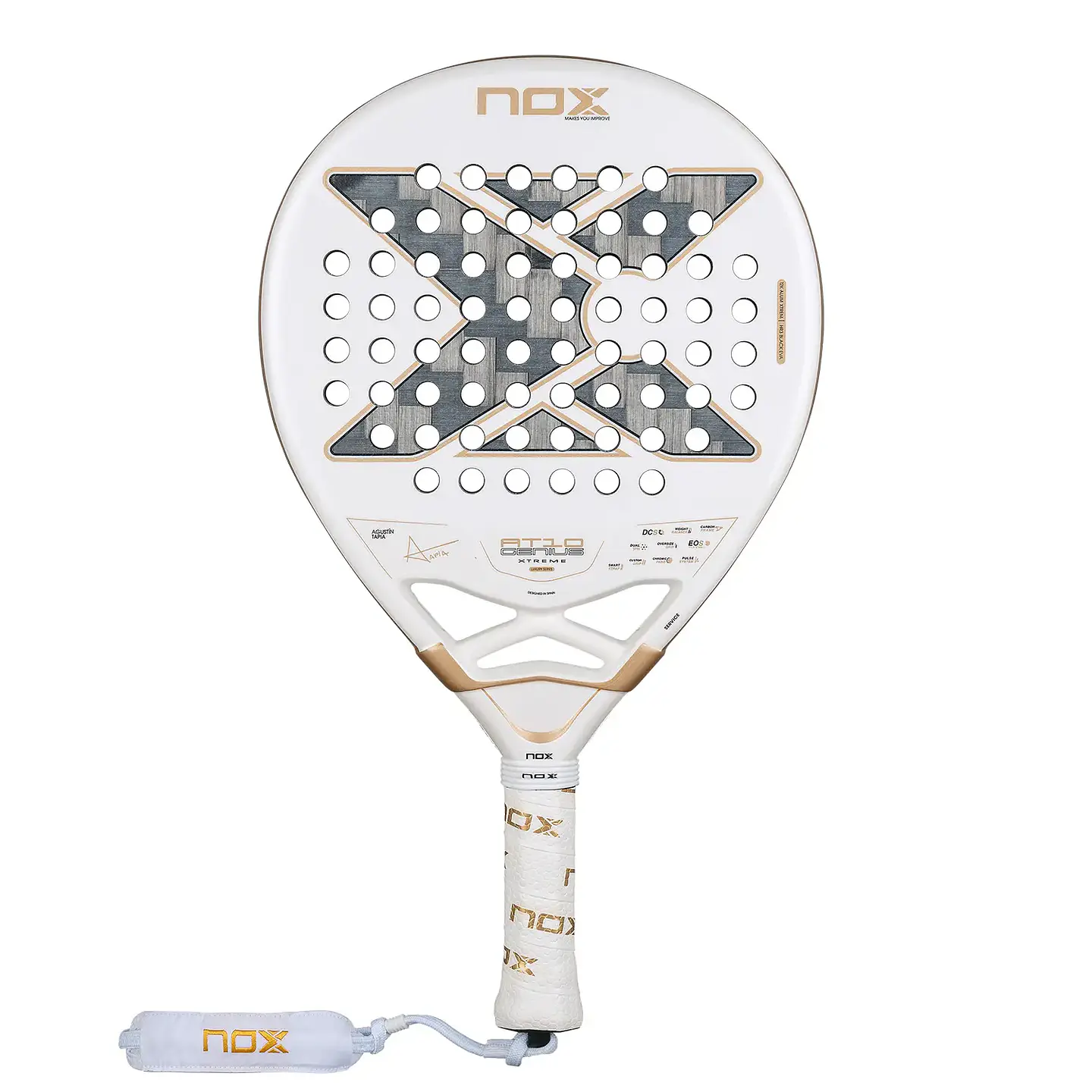 Pala de pádel Nox AT10 Genius 12k Alum Xtrem by Agustin Tapia 2026 1