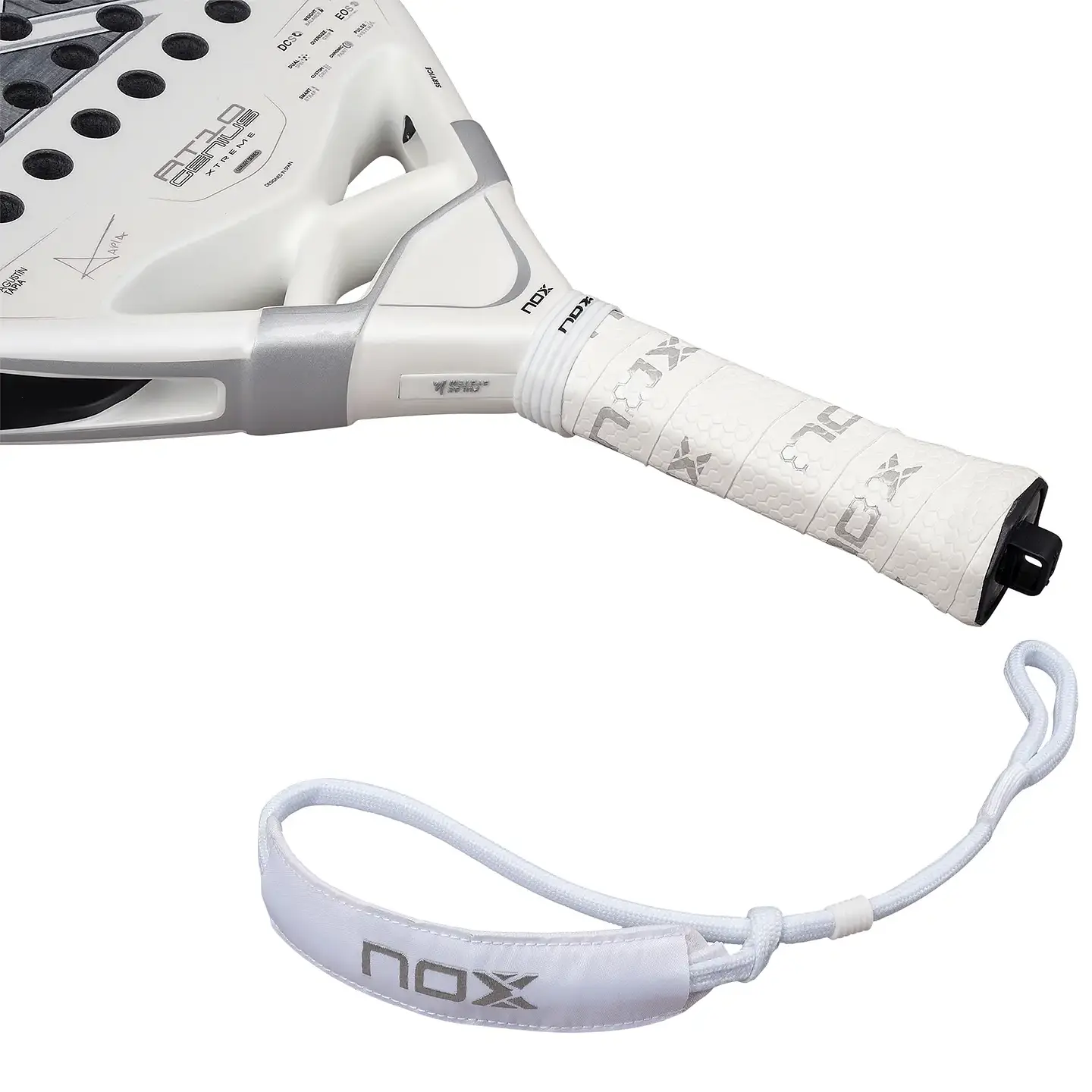 Pala de pádel Nox AT10 Genius Attack 12k Alum Xtreme by Agustin Tapia 2026 8