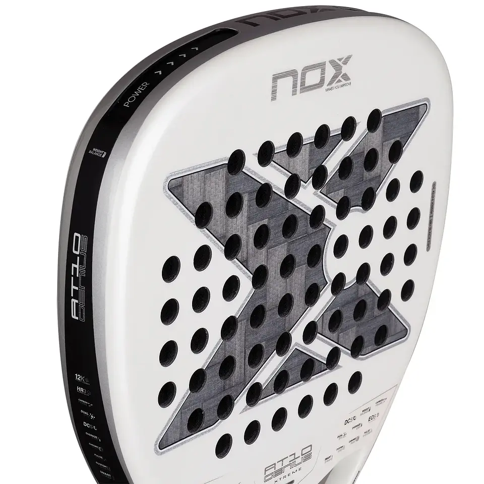 Pala de pádel Nox AT10 Genius Attack 12k Alum Xtreme by Agustin Tapia 2026 9