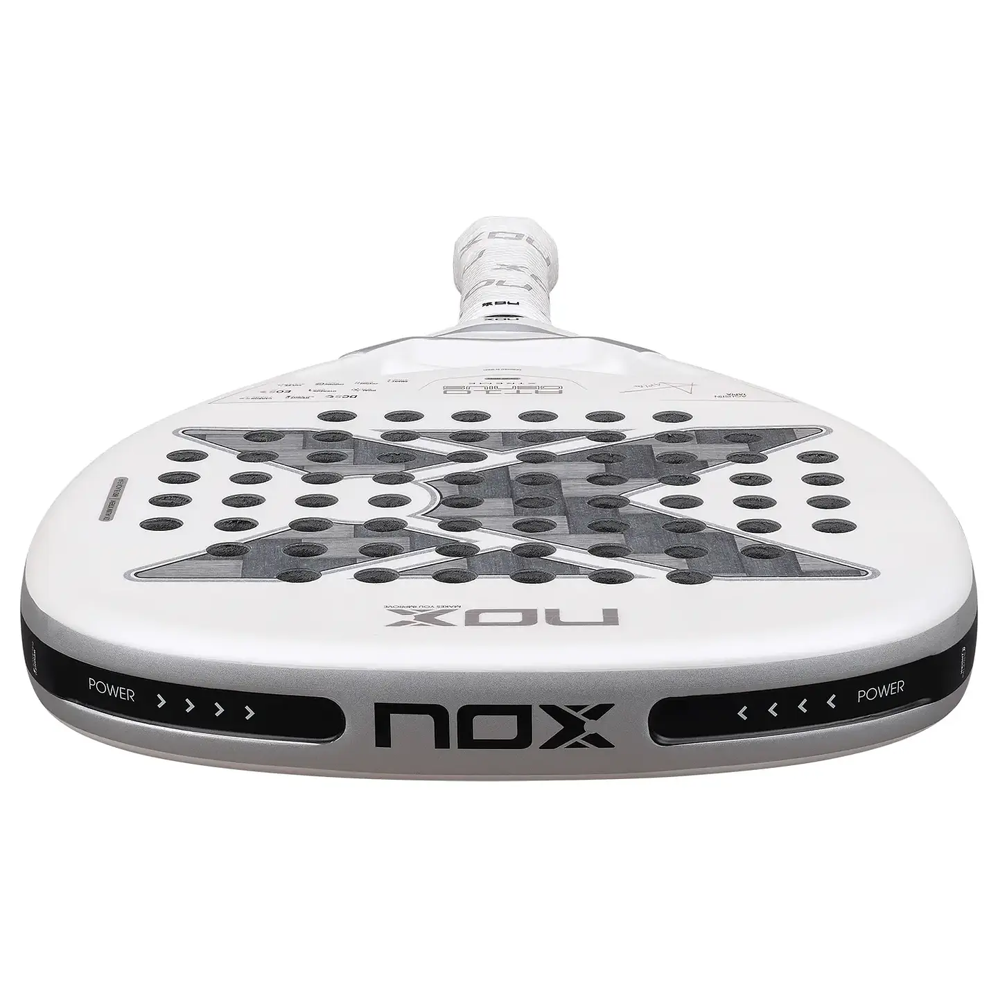 Pala de pádel Nox AT10 Genius Attack 12k Alum Xtreme by Agustin Tapia 2026 3