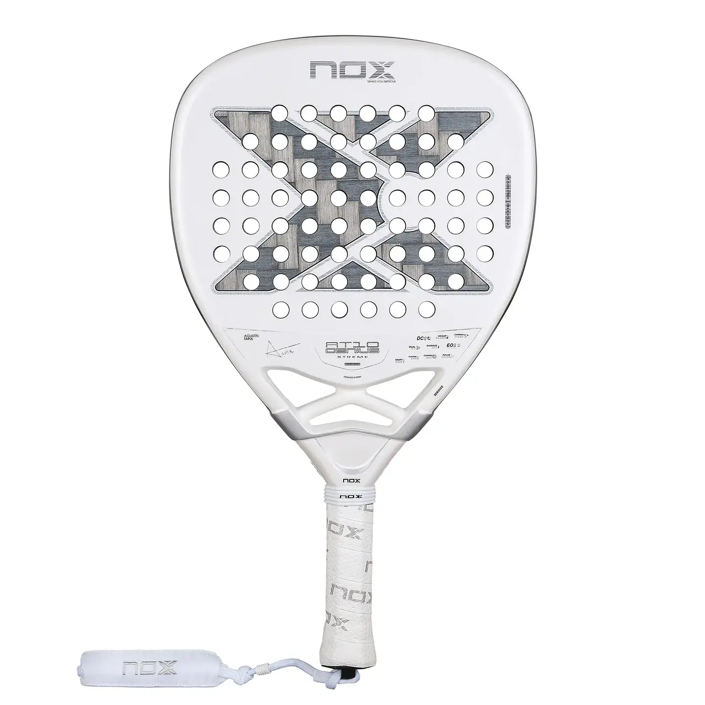 Pala de pádel Nox AT10 Genius Attack 12k Alum Xtreme by Agustin Tapia 2026 1