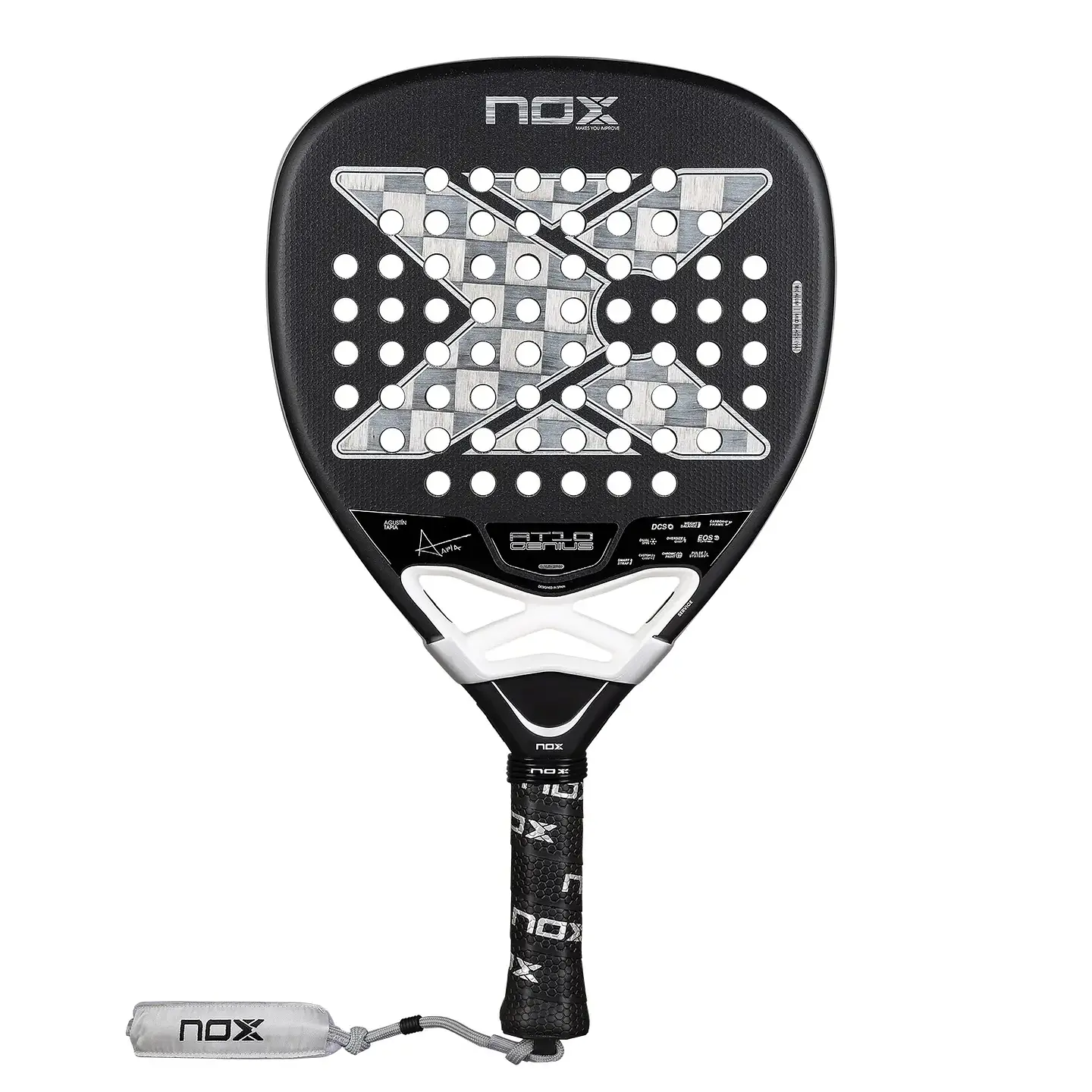 Pala de pádel Nox AT10 Luxury Genius Attack 18k Alum by Agustin Tapia 2026 1
