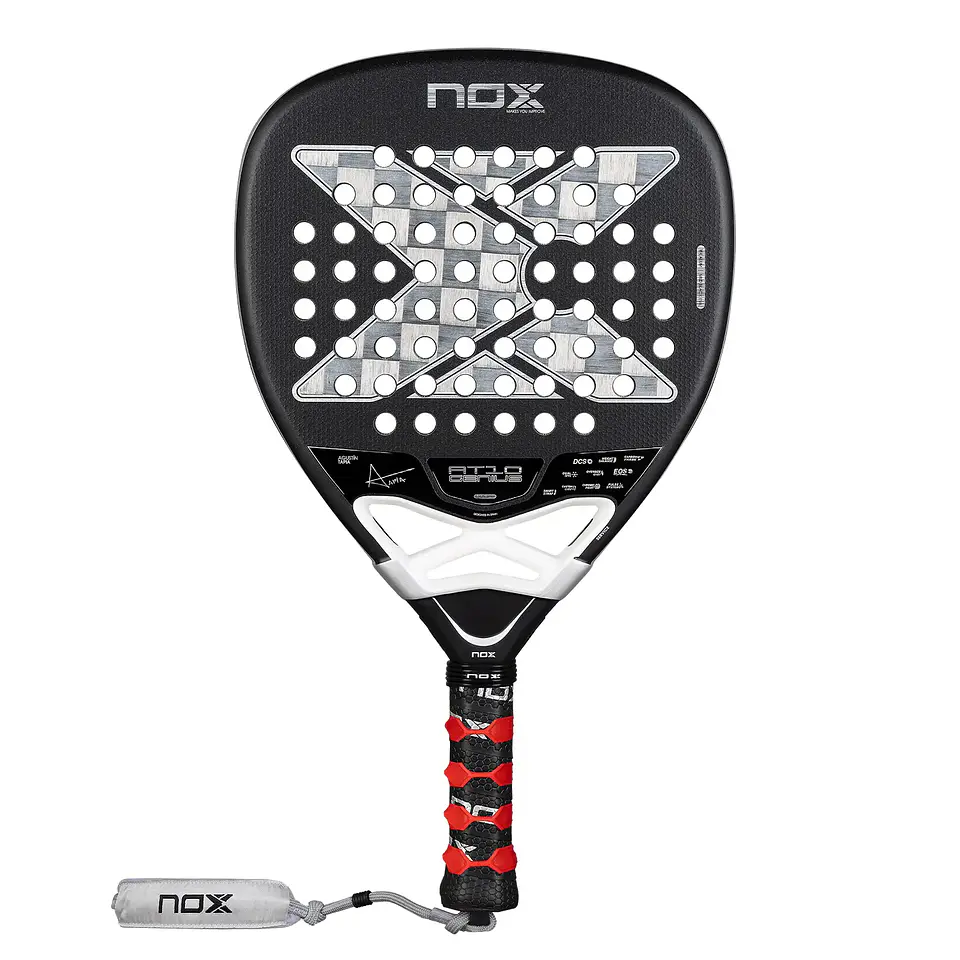 Pala de pádel Nox AT10 Luxury Genius Attack 18k Alum by Agustin Tapia 2026 12