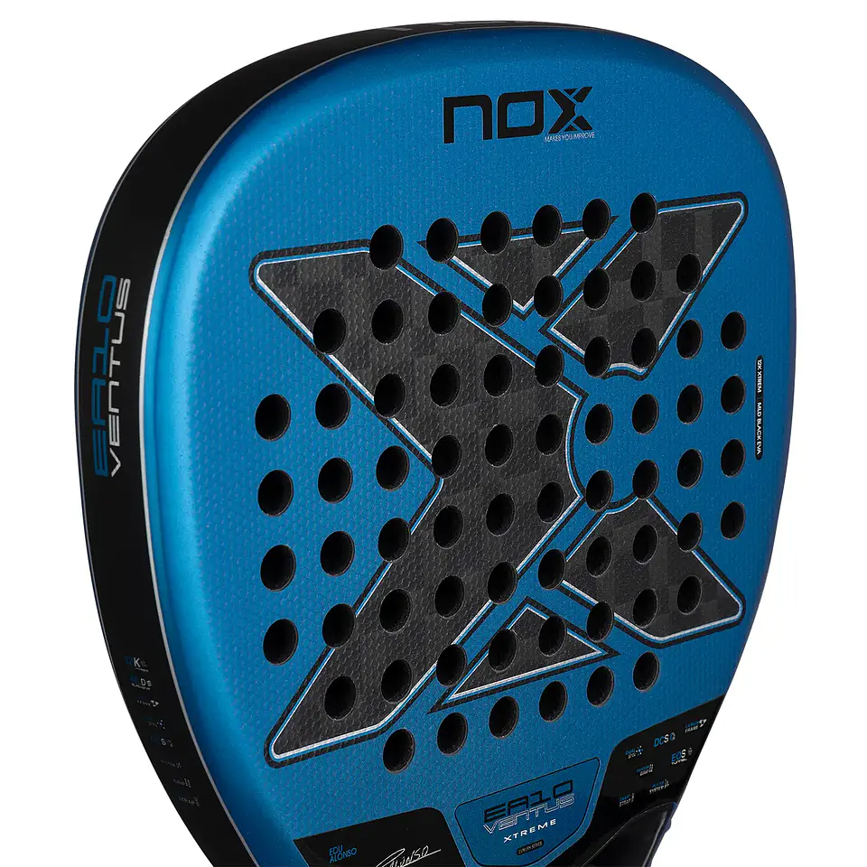 Pala de pádel Nox EA10 Ventus Attack 12k Xtreme by Edu Alonso 2026 5