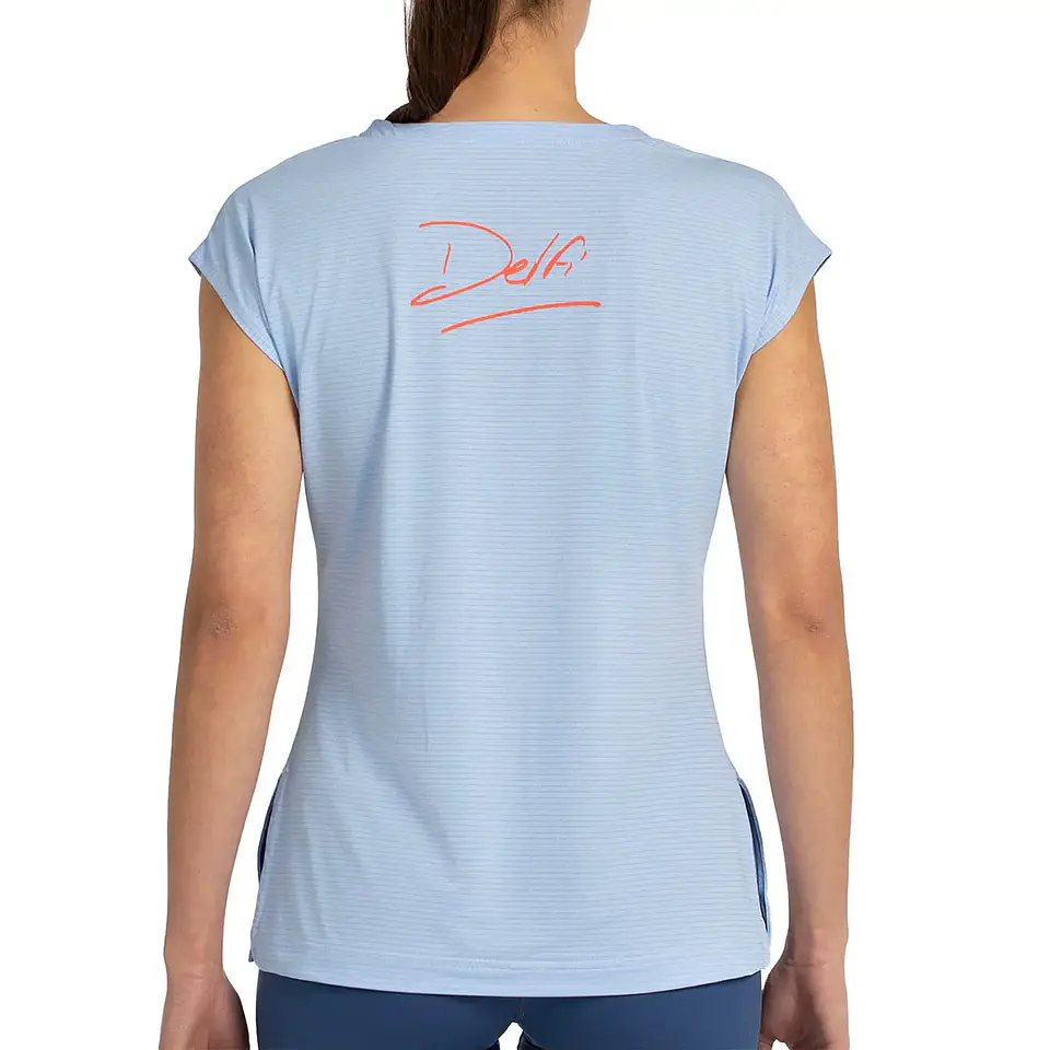 Bullpadel Camiseta Delfi Brea 25I Azul Celeste 3