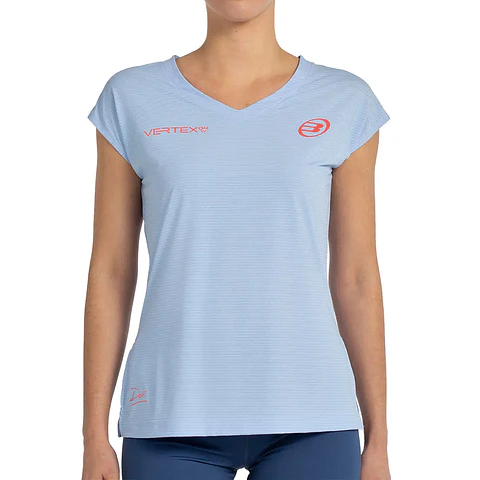 Bullpadel Camiseta Delfi Brea 25I Azul Celeste