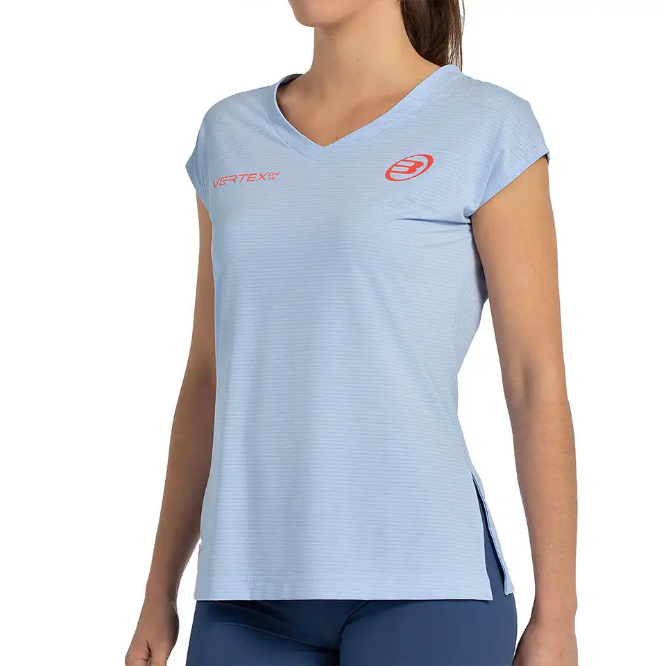 Bullpadel Camiseta Delfi Brea 25I Azul Celeste 2